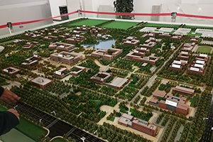 河北工程大学新区园区规划沙盘模型